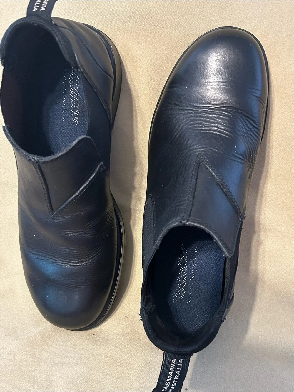 Blundstone Men’s Black Leather Chelsea Boots Size US 12 Water resistant leather